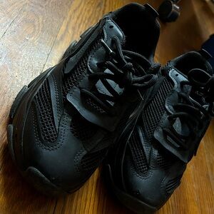 black Steve Madden sneakers